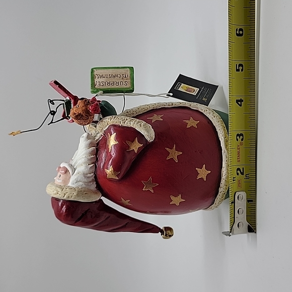 New Christmas Santa Folk Art Figurine - Picture 9 of 13